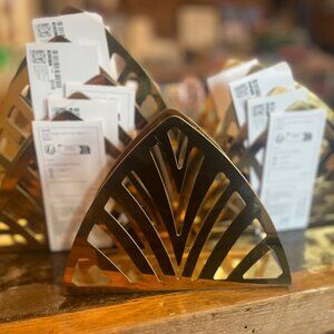Brass Napkin Holders (9) from Ikea